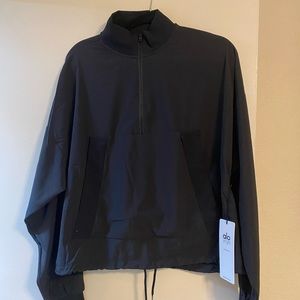 Alo City Girl Track Pullover NEW WITH TAGS